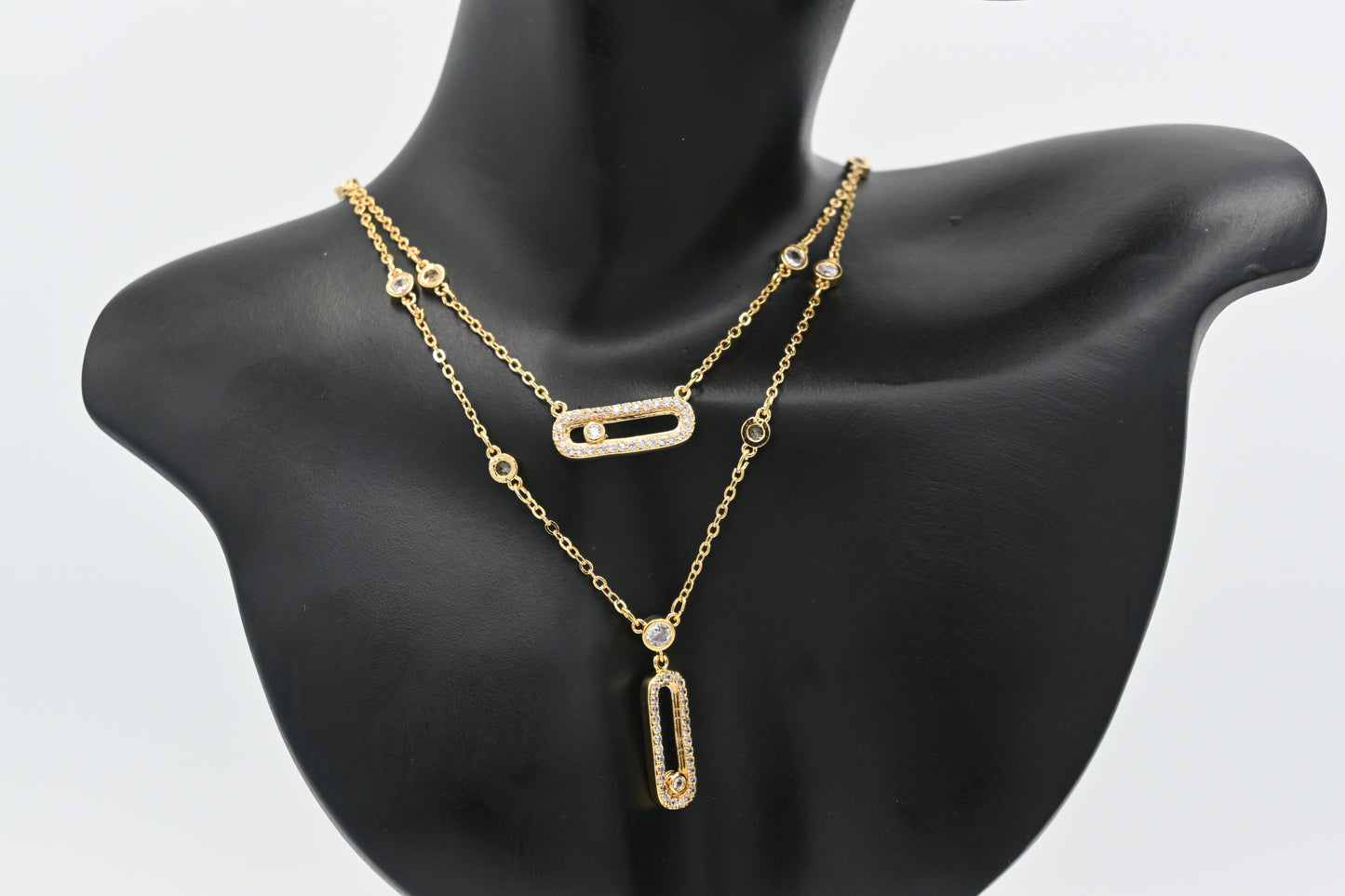Double Oval Necklace