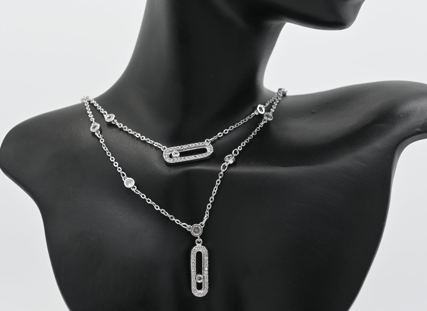 Double Oval Necklace