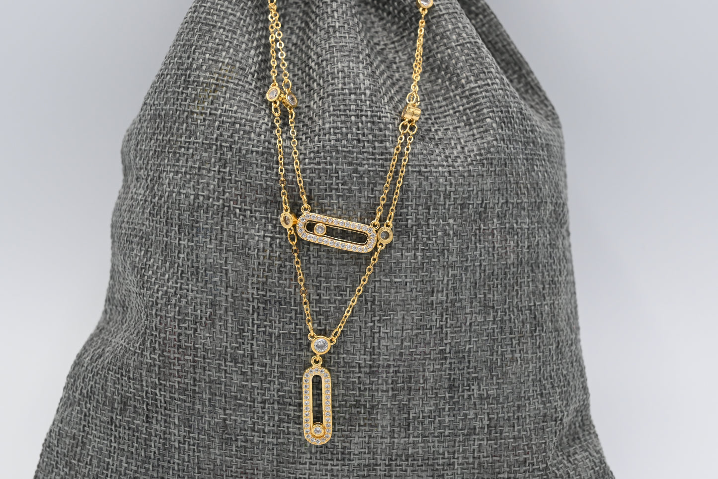 Double Oval Necklace