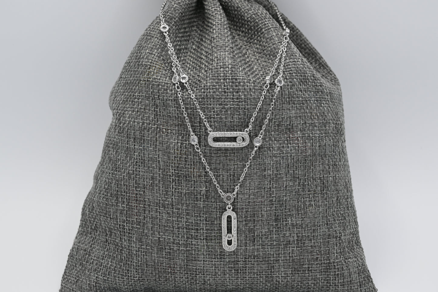 Double Oval Necklace