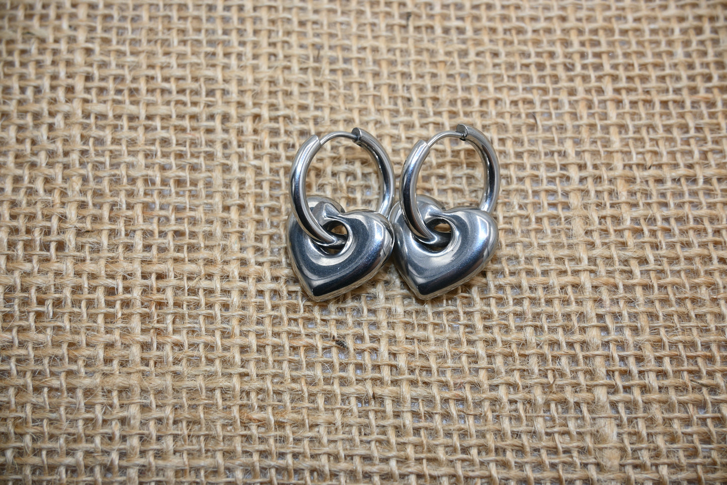Chunky Heart Earrings